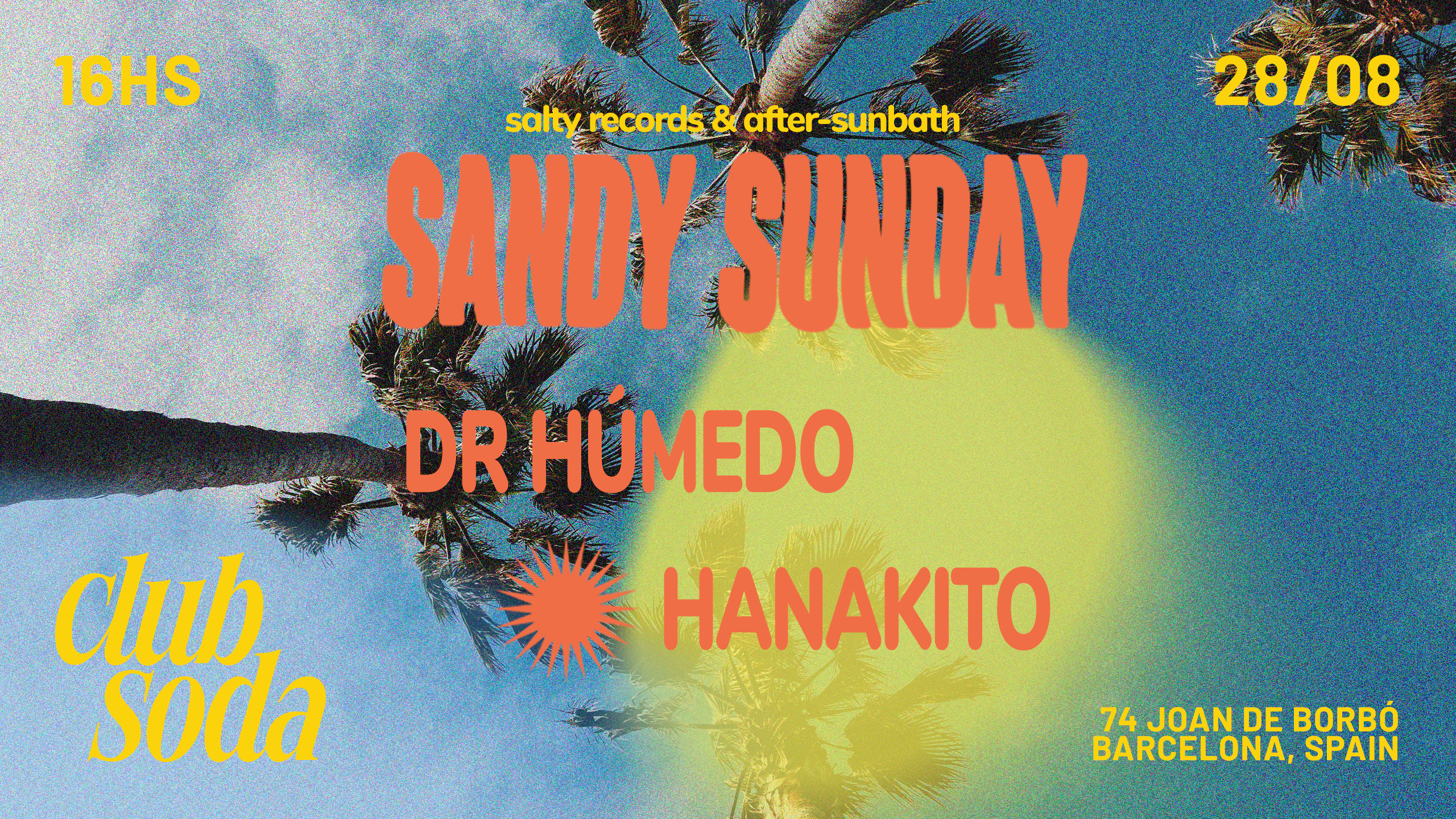 Sandy Sunday: Dr Húmedo & Hanakito (Entrada Gratuita) Cover