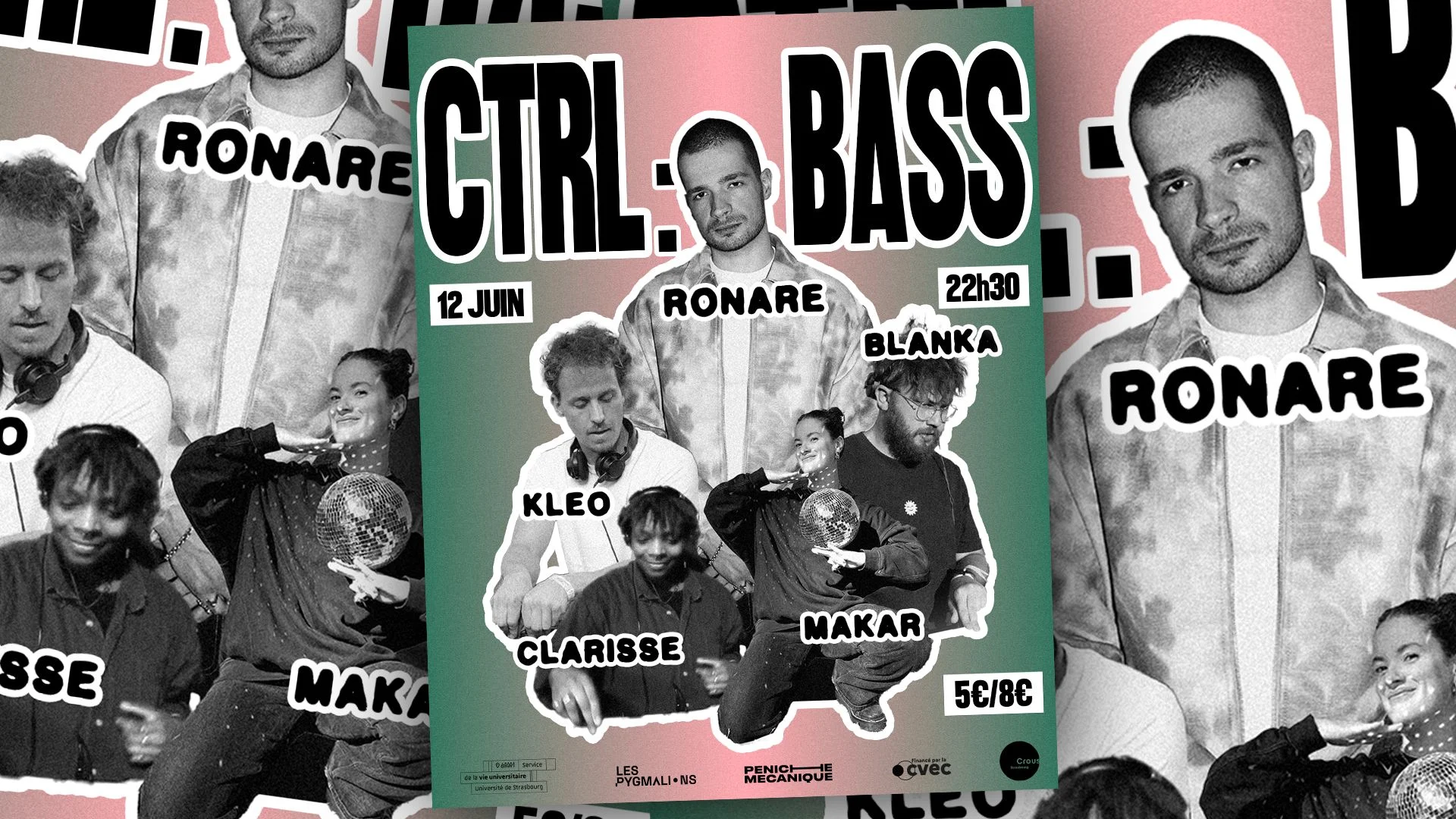 Ctrl:Bass W/ Ronare En Caisse Du Soir - Préventes Closes Cover