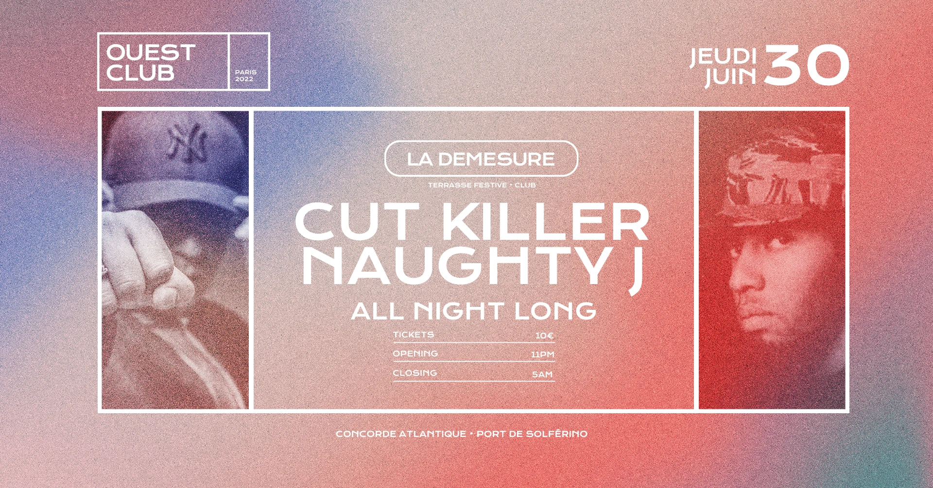 Démesure Ouest Club — Cut Killer & Naughty J Cover