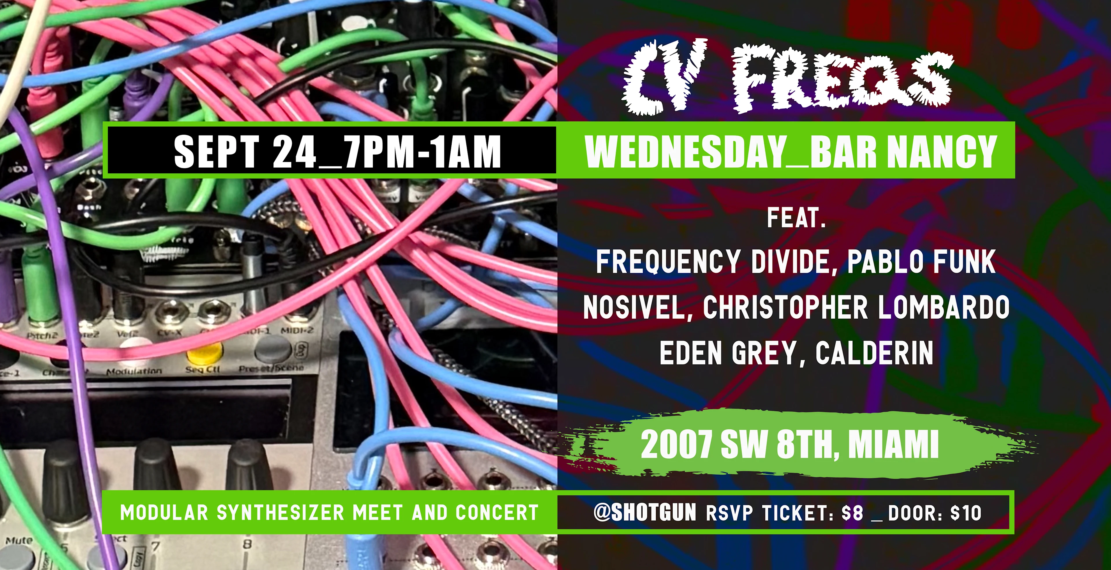 CV Freqs - Modular Synth Concert Cover