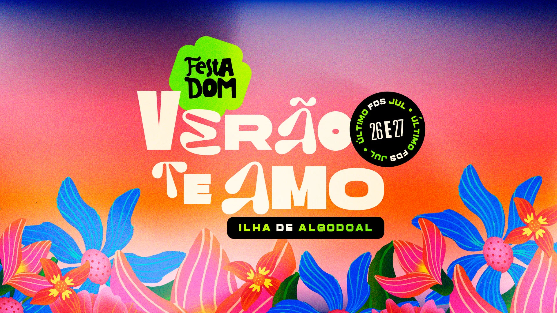 Festa Dom: Verão Te Amo - Algodoal Cover