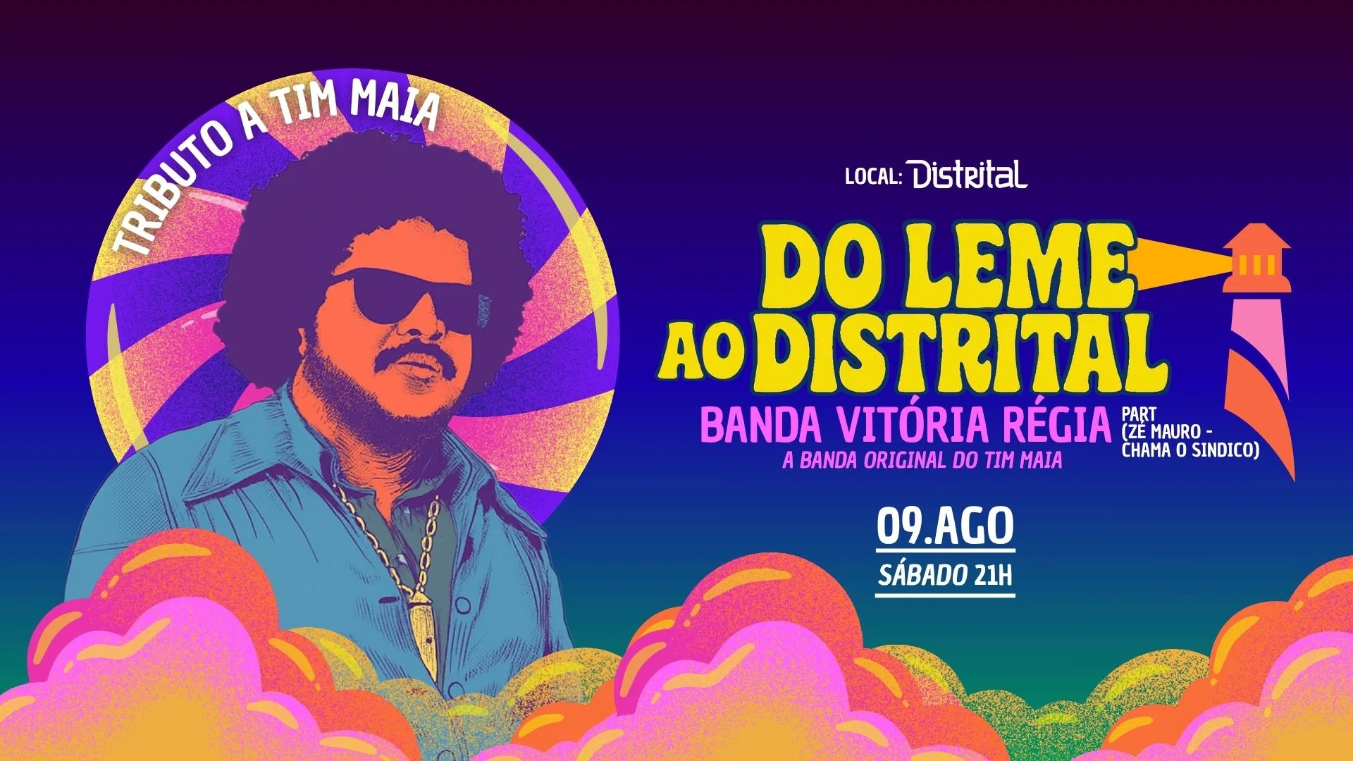 Do Leme Ao Distrital! Banda Vitória-Régia Canta Tim Maia Cover