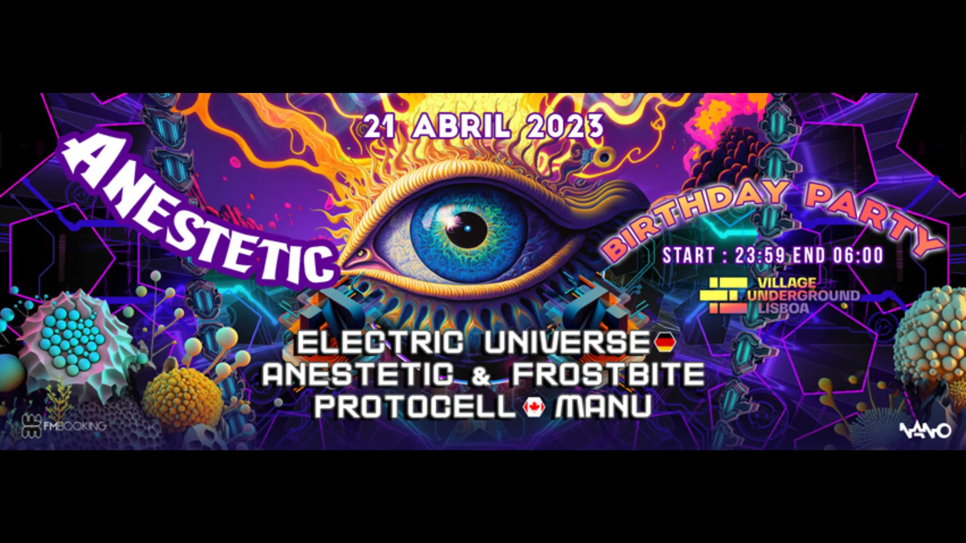 Anestetic Birthday Party Cover