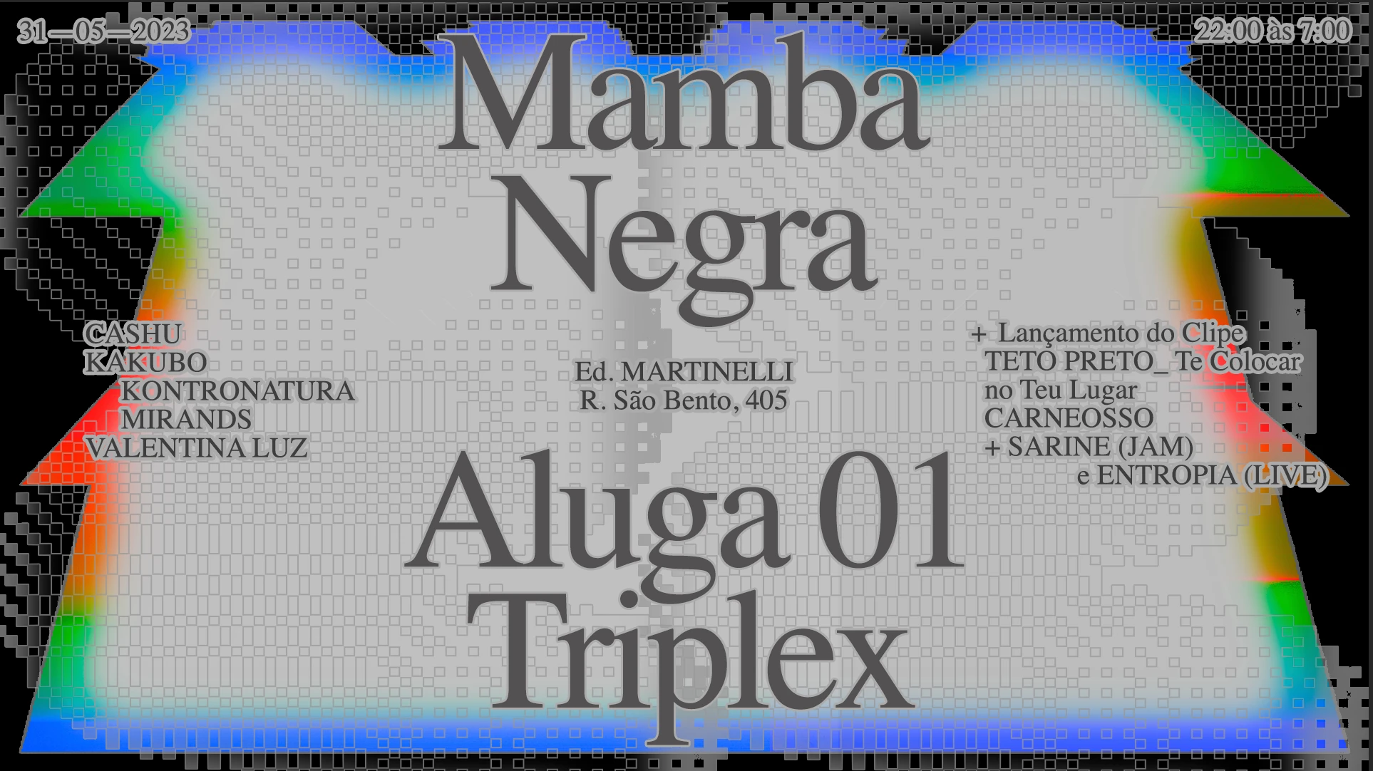 Mamba Negra .* Aluga Um Triplex @ Edifício Martinelli .* Cover