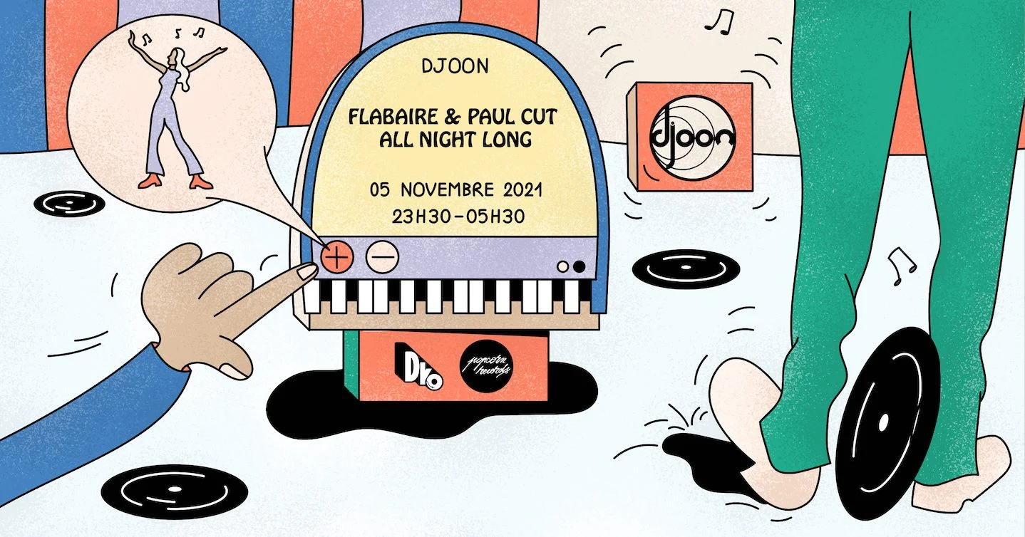 Djoon: Flabaire & Paul Cut All Night Long Cover