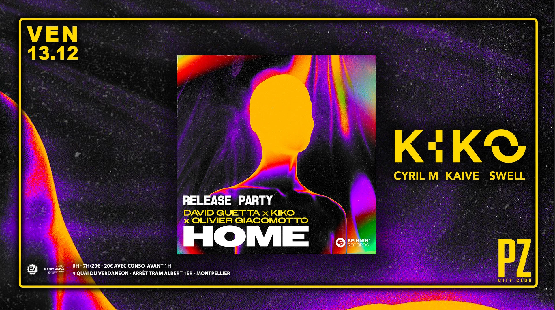 Release Party Kiko X Cyril M X Kaive X Swell X Pz City Club Cover
