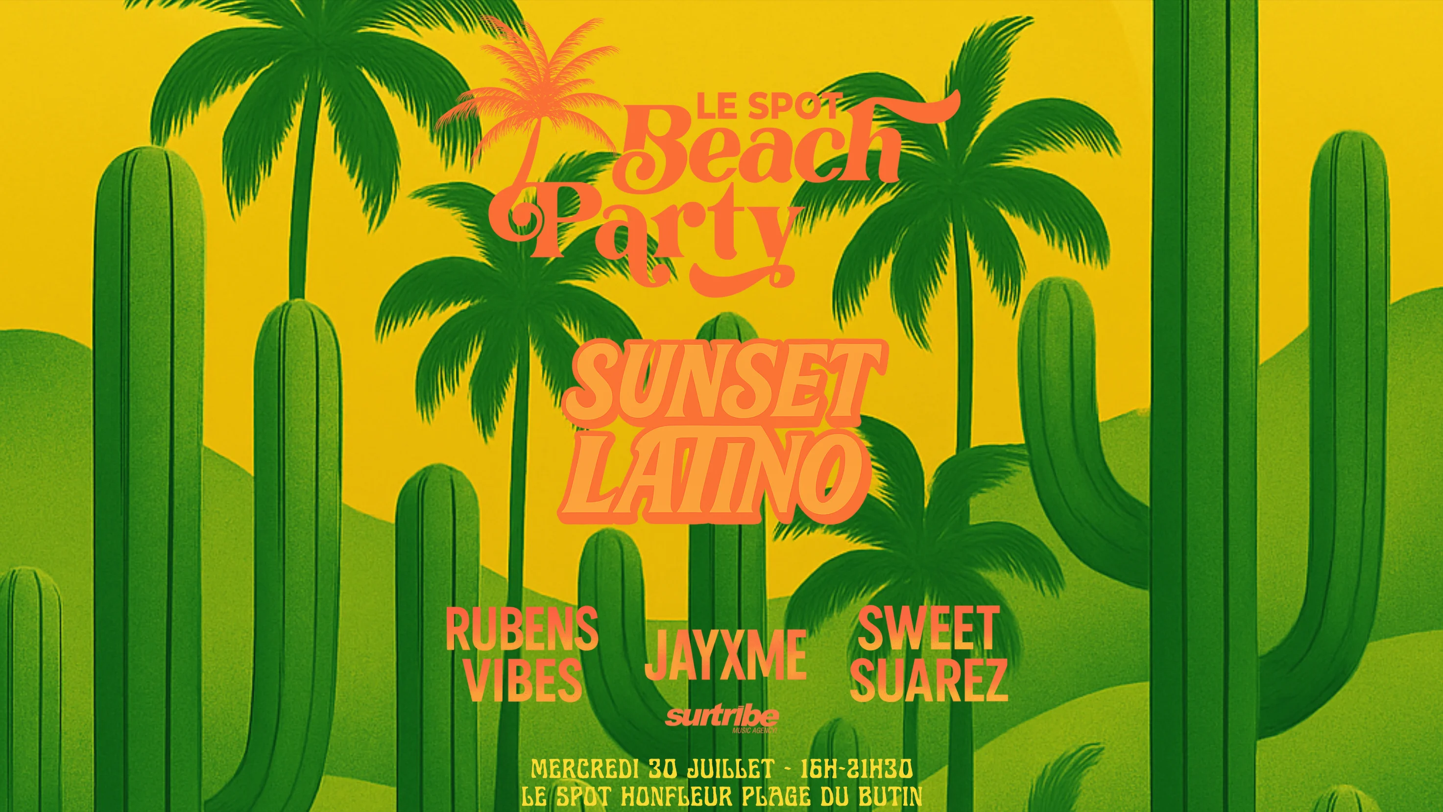 Beach Party - Sunset Latino Cover