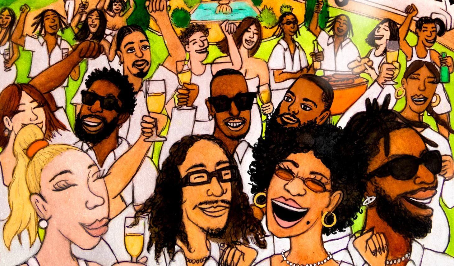 Trendy X Foreign : All White Party Cover