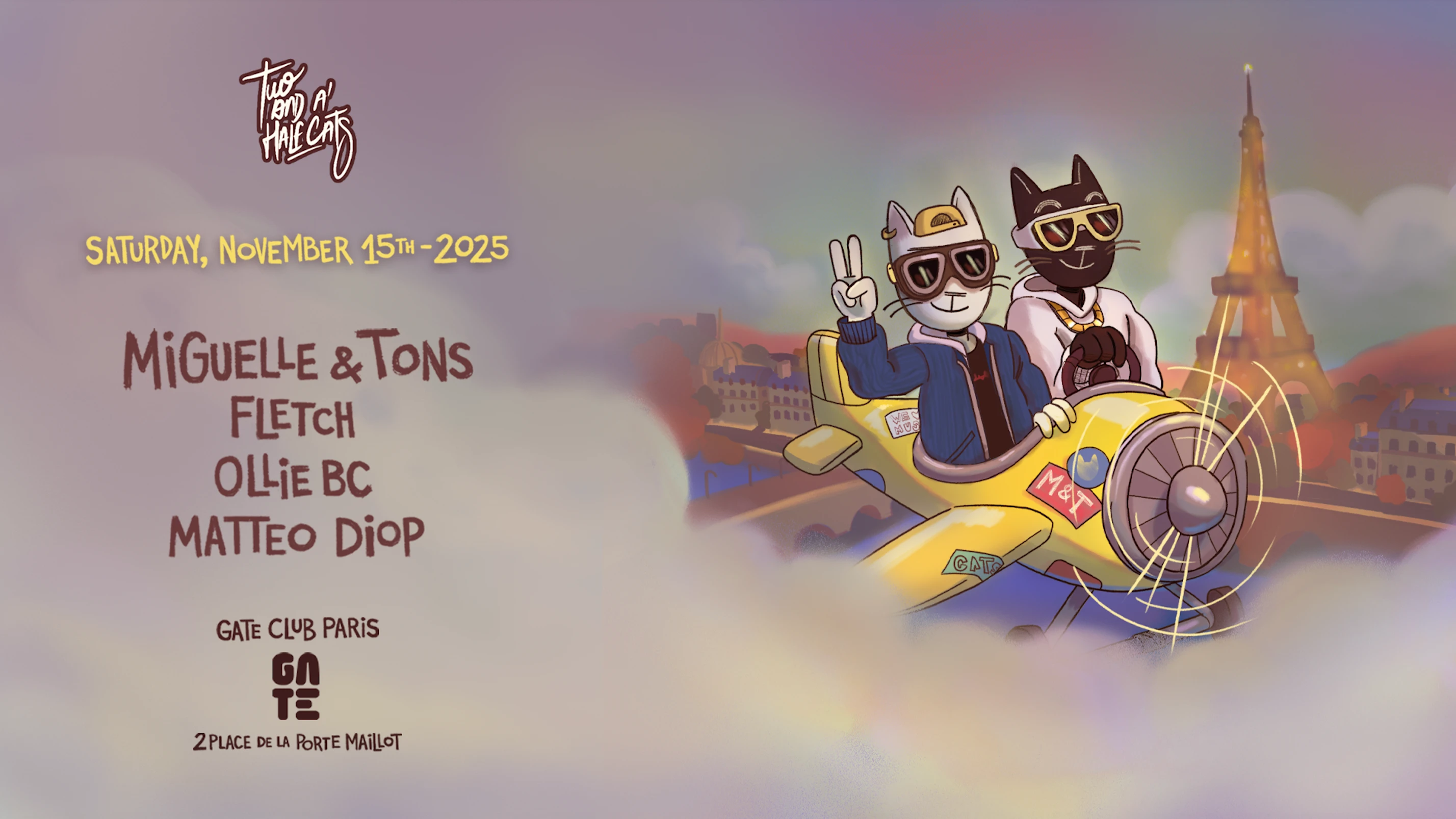 Miguelle & Tons Present Two And A Half Cats Cover