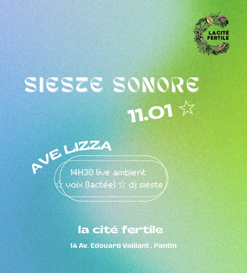 Sieste Sonore Cover