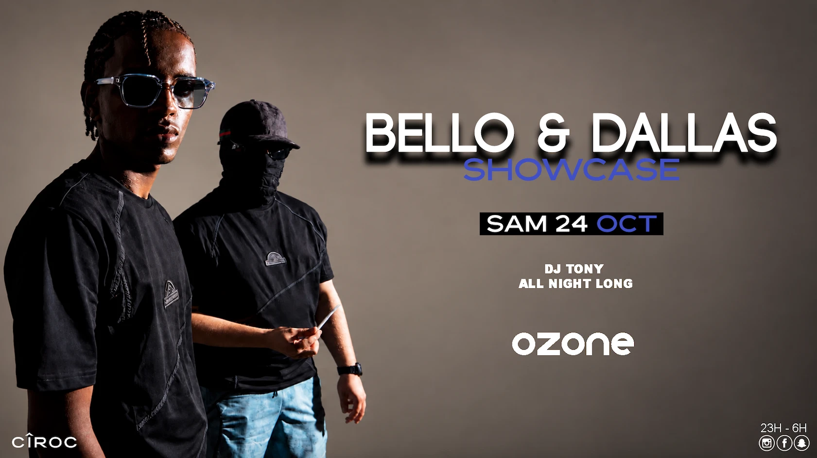 Bello & Dallas / Showcase Ozone / 24.10.26 Cover
