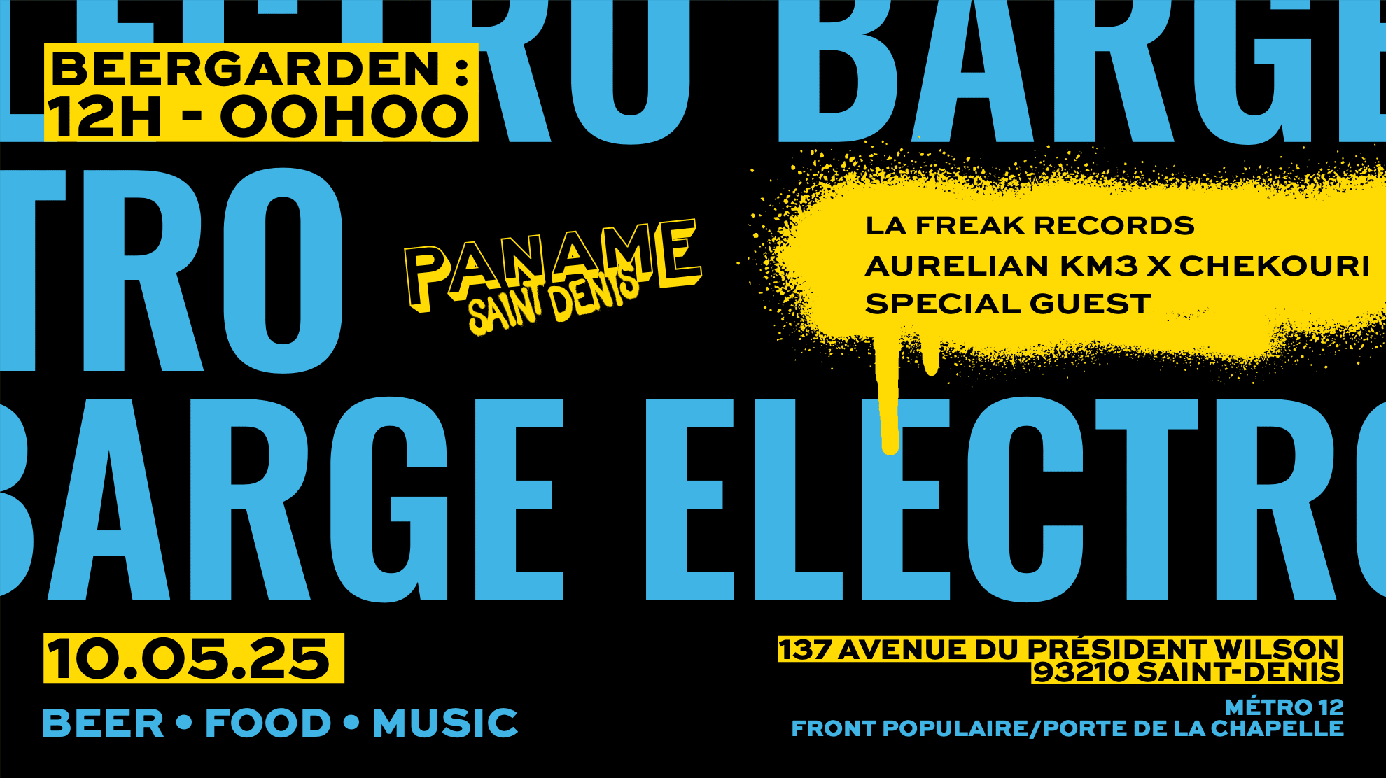 (Open Air) Paname Saint-Denis - La Freak Records Cover