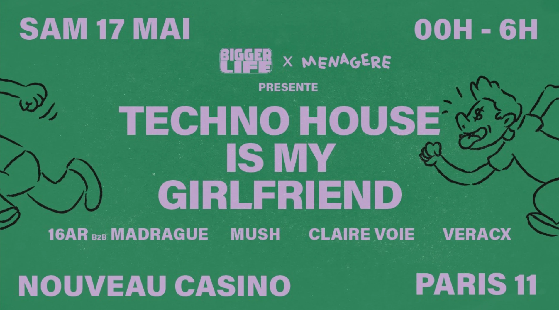 Boiler Life : Ménagère X Bigger Life @Nouveau Casino Cover