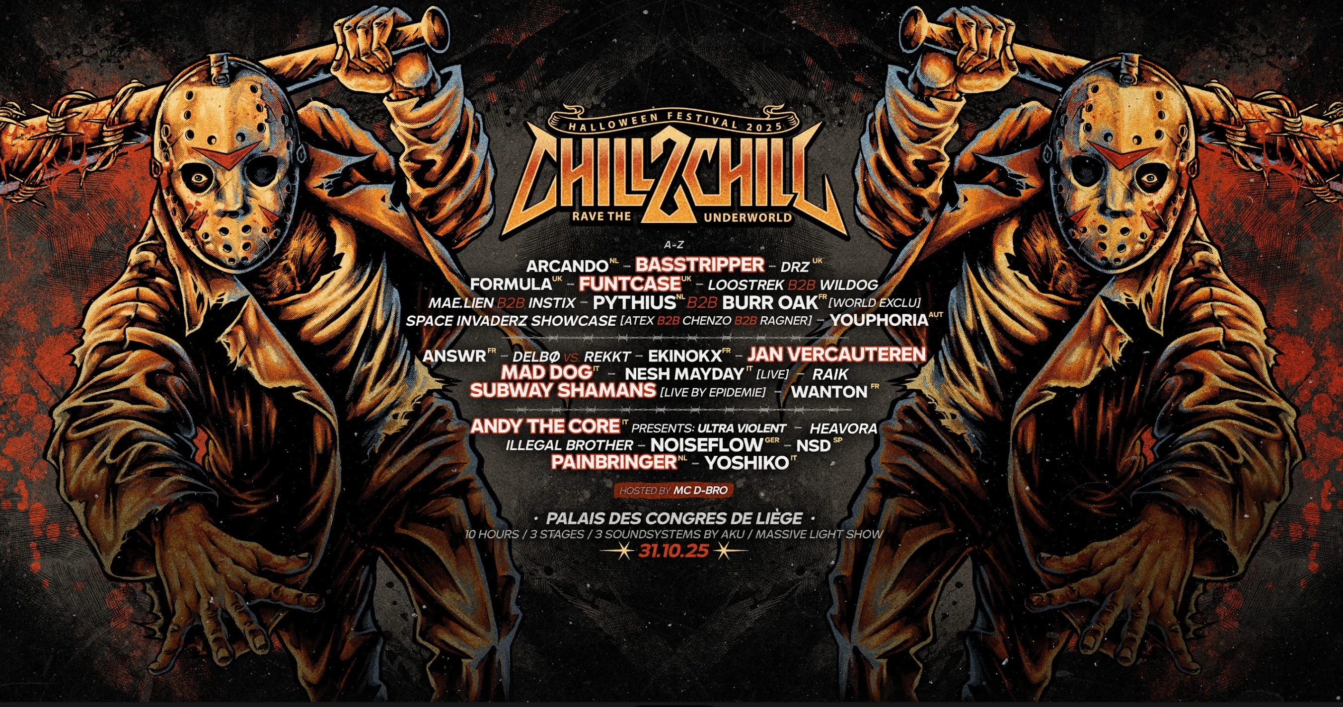 Chill2chill Halloween Indoor Festival 2025 Cover
