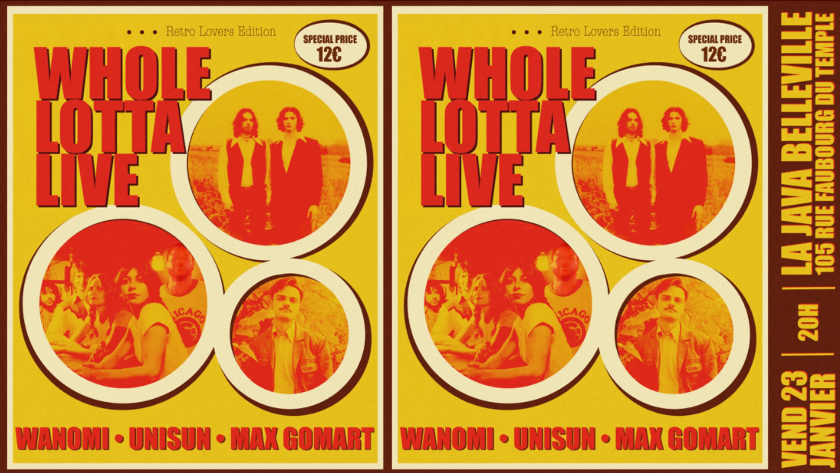 Whole Lotta Live, Wanomi, Unisun, Max Gomart Cover