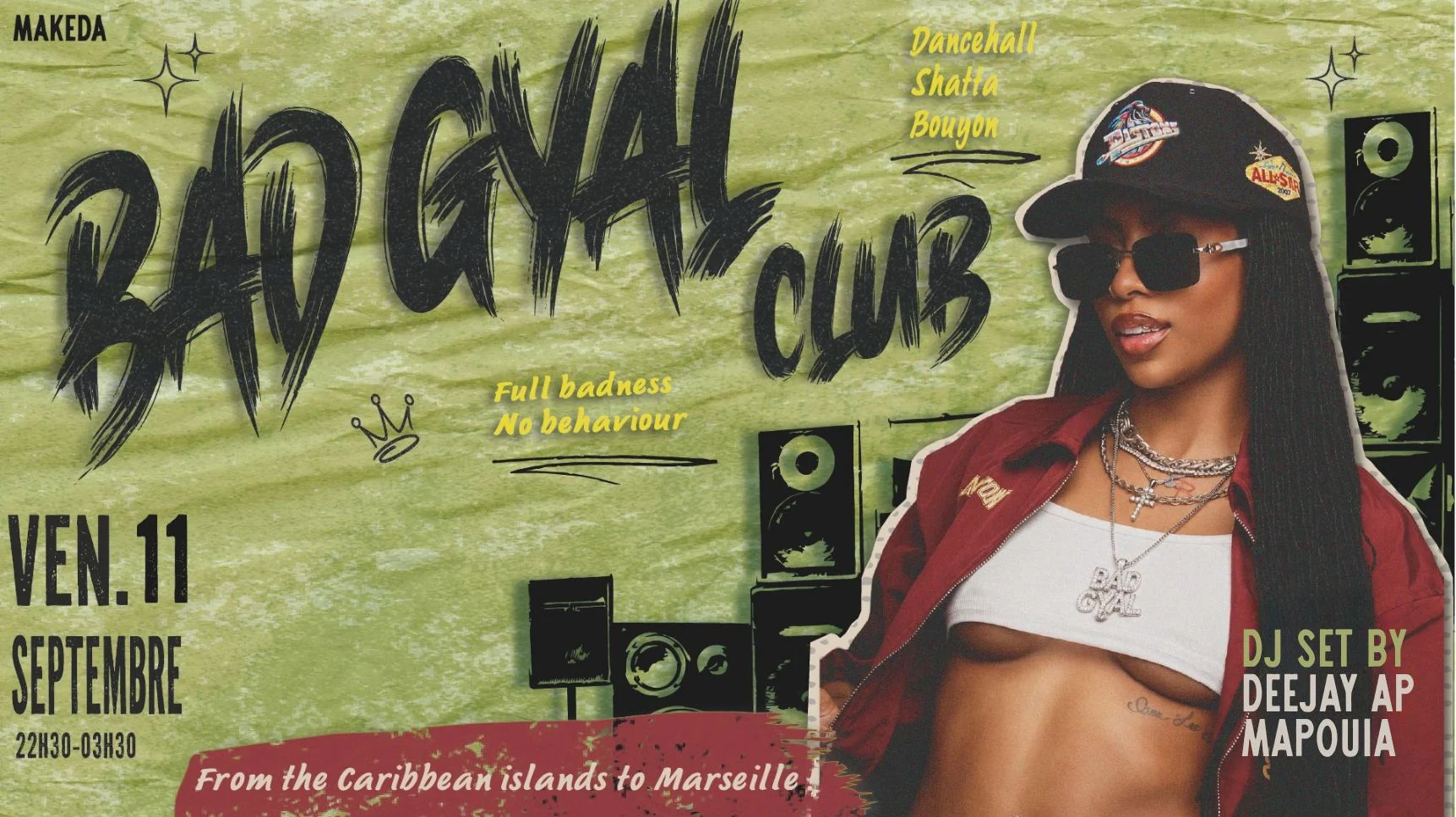 Bad Gyal Club #1 W/Deejay Ap & Mapouia Cover