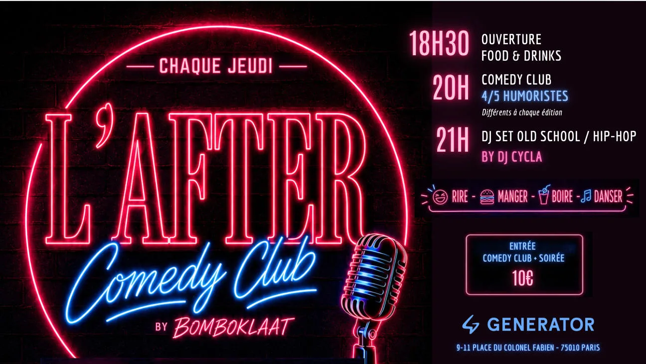 🎤 L'after Comedy Club #5 Cover