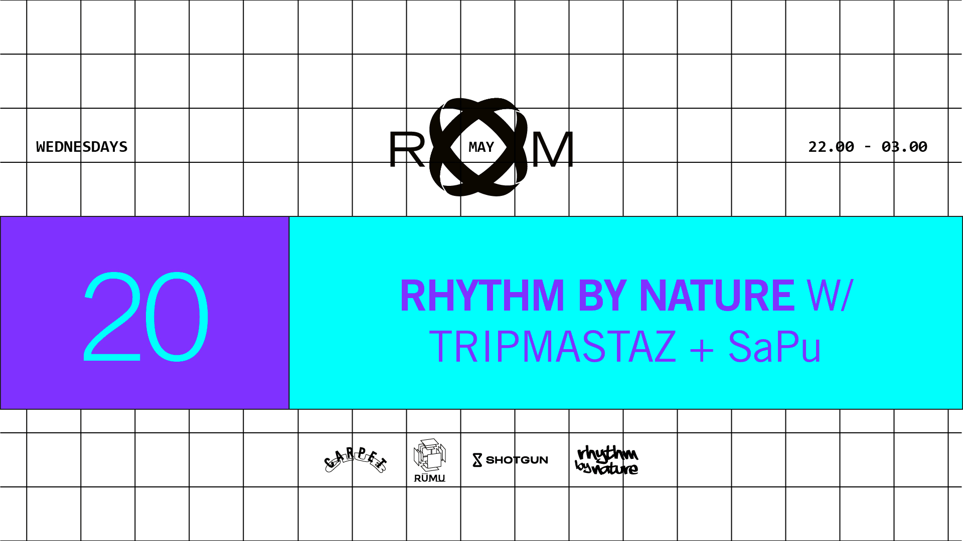 Room: Rhythm By Nature W/ Tripmastaz + Sapu Cover