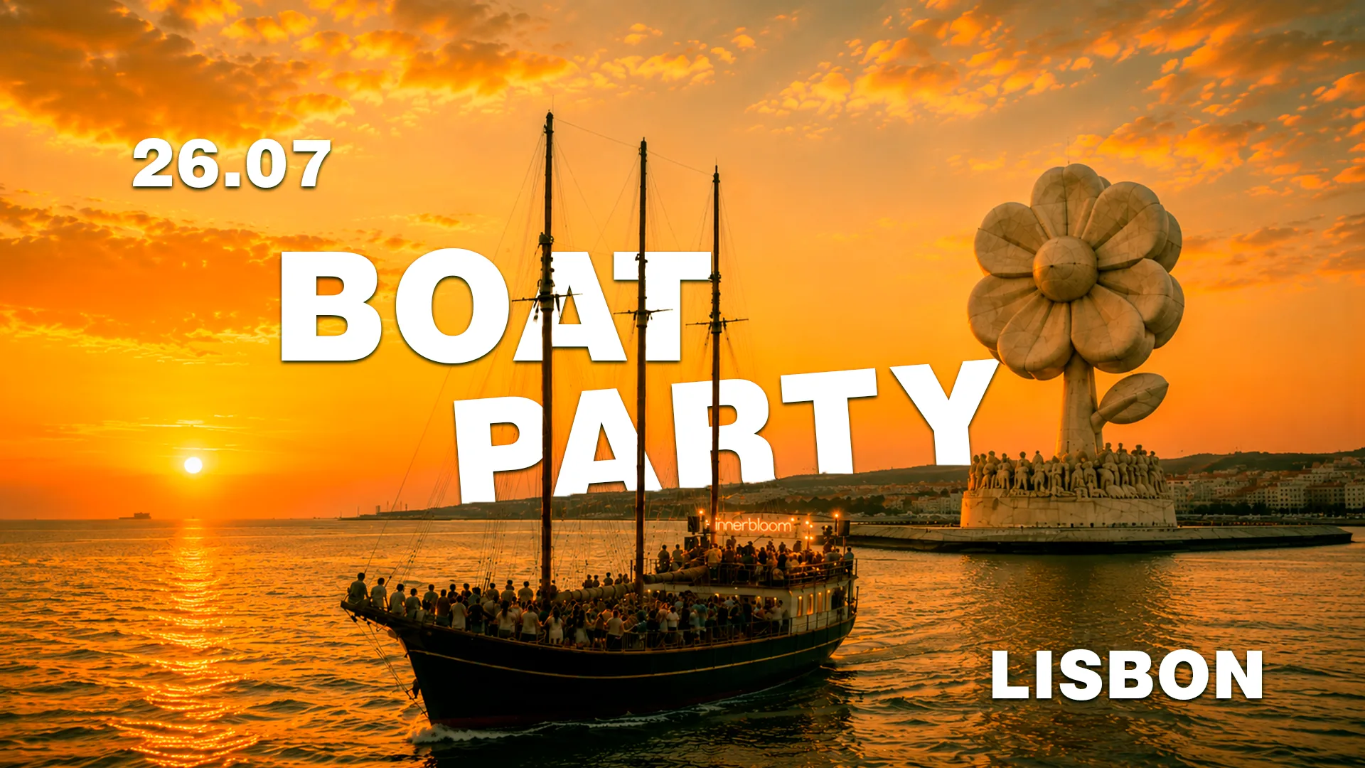 Sunset Boat Party: July 26th Cover