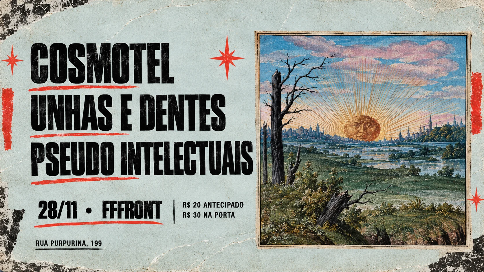 Pseudo Intelectuais, Unhas E Dentes E Cosmotel No Fffront Cover