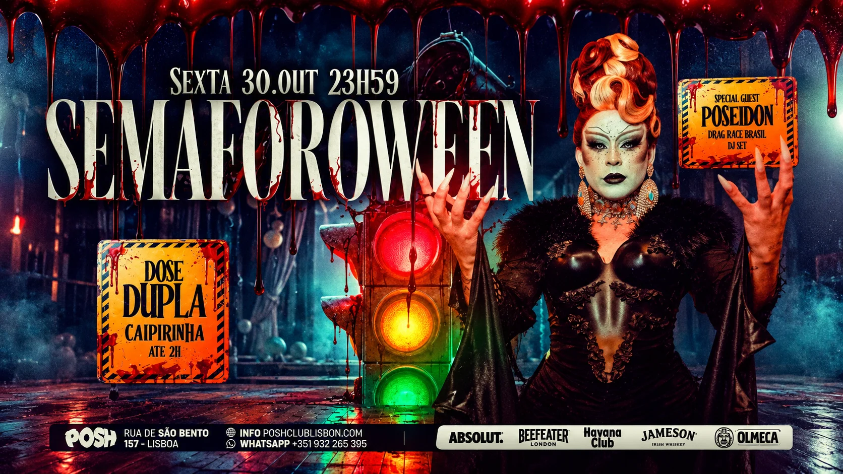 Semáforoween - Special Guest Poseidon (Drag Race Brasil) Cover