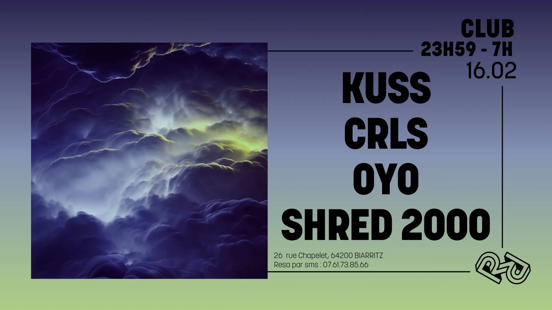 La Rhapsodie : Kuss . Crls . Oyo . Shred 2000 Cover