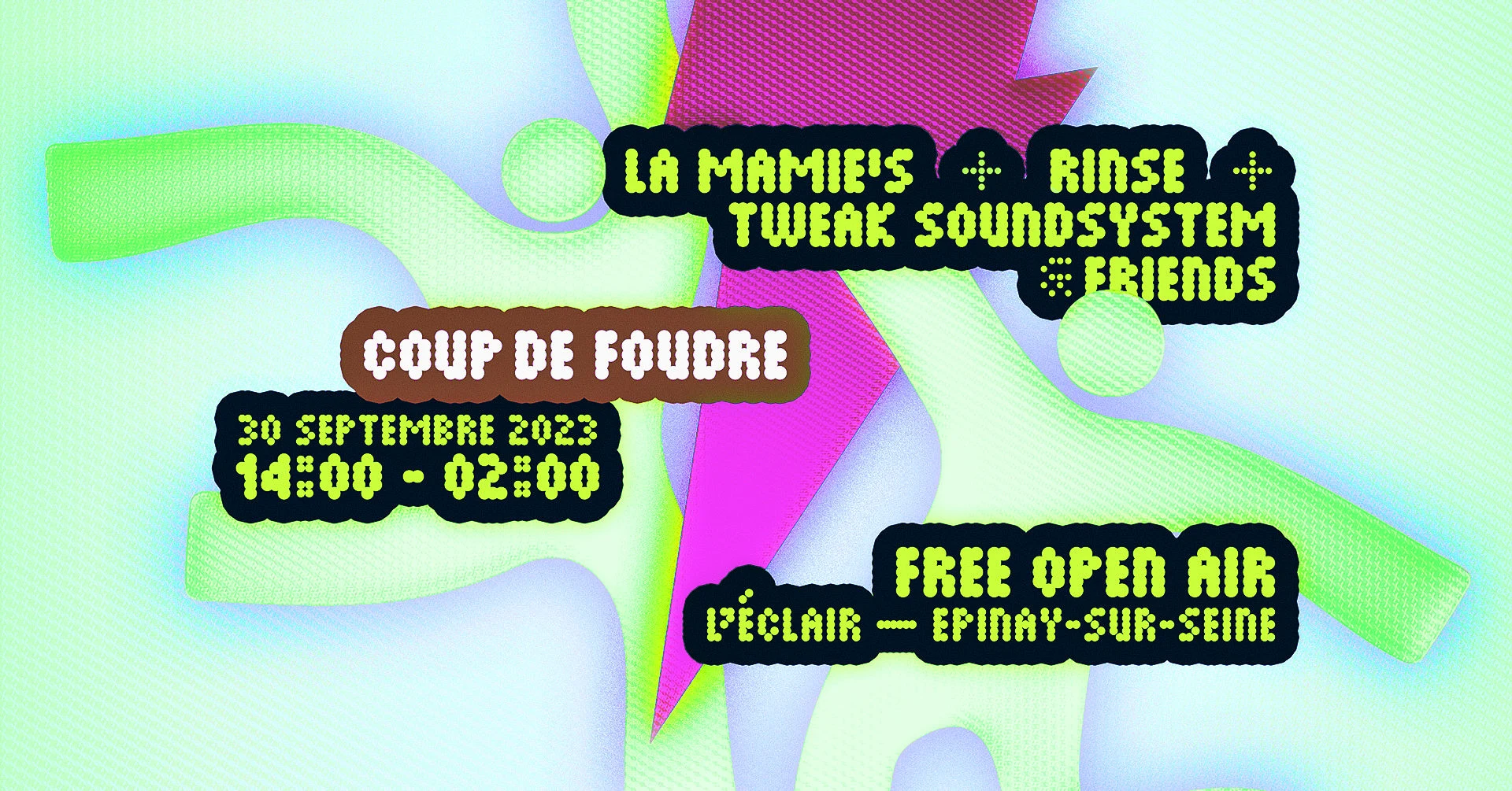 La Mamie's, Rinse & Tweak Soundsystem : Coup De Foudre ! Cover