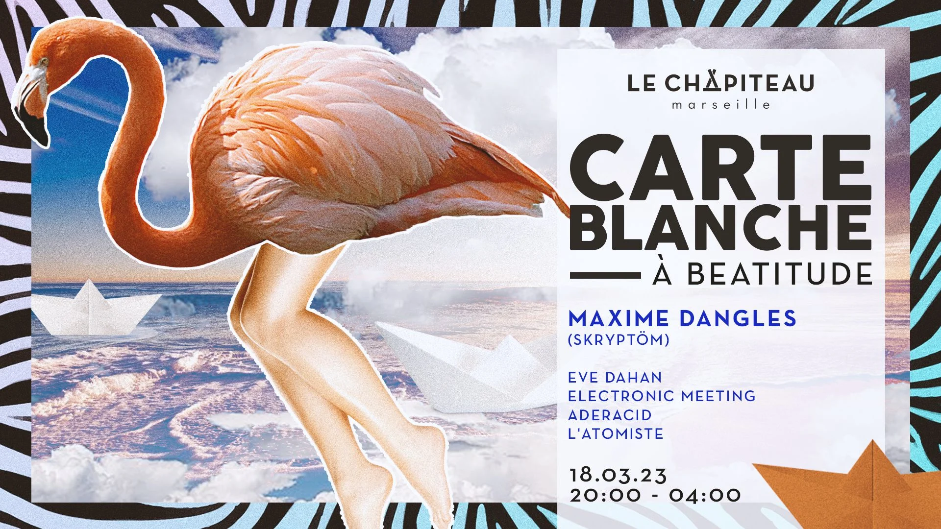 Carte Blanche - Beatitude Invite Maxime Dangles Cover
