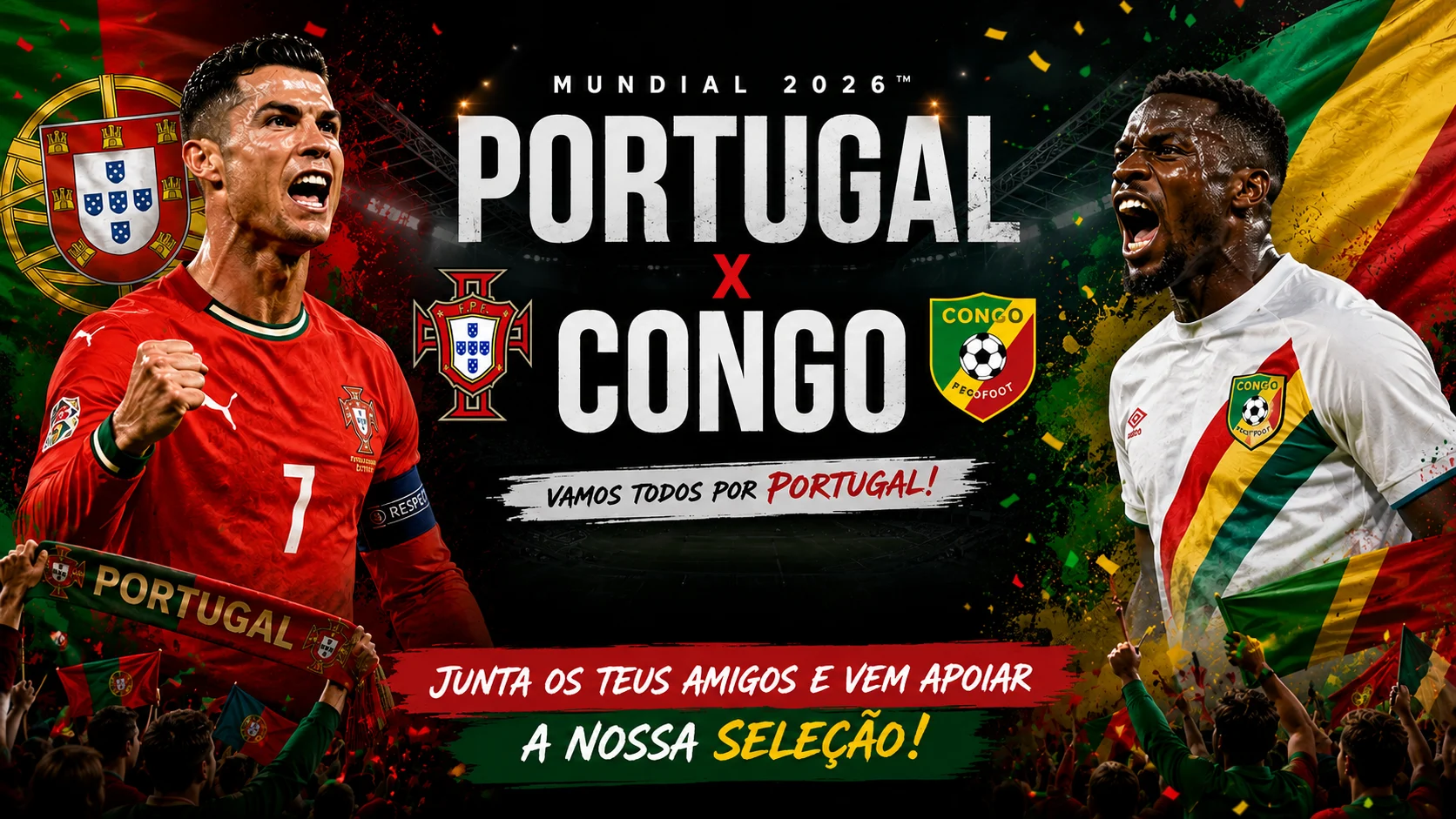 Mundial - Portugal X Congo Cover
