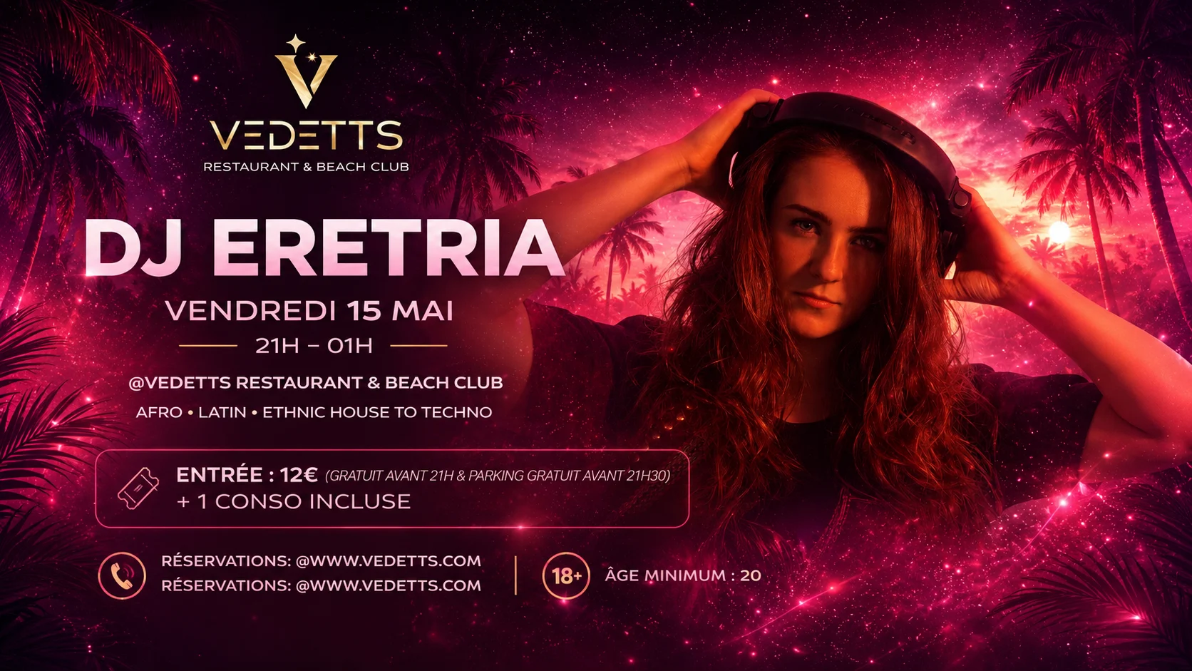 Dj Eretria - Afro Latin -Vedetts Cover