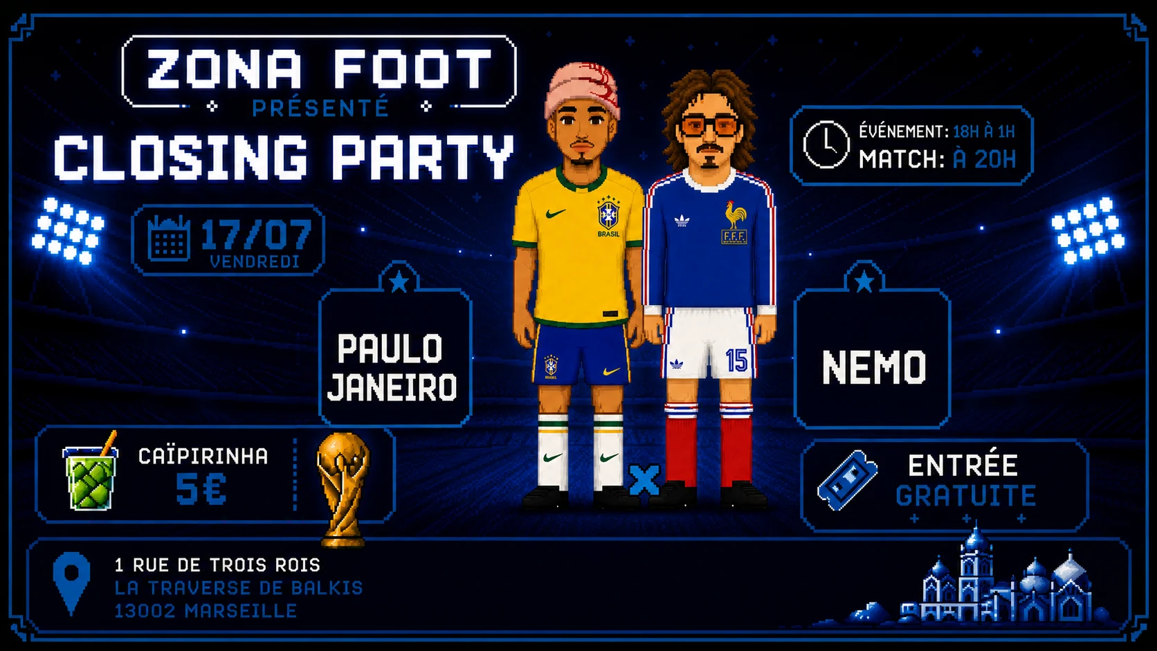 Zona Foot - Closing Party I Match X Dj Paulo Janeiro & Nemo Cover
