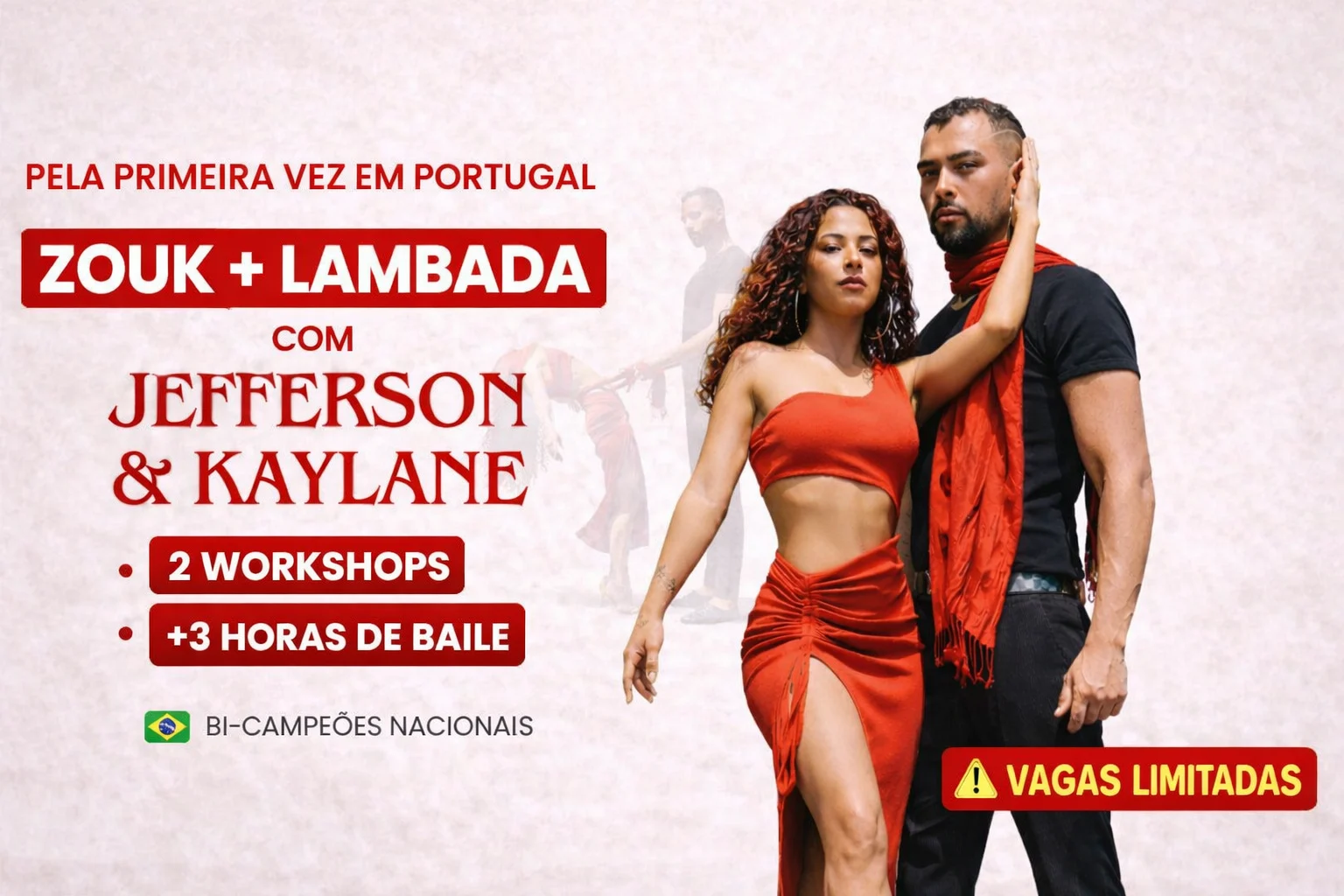 Jeferson & Kaylane – Workshops + Baile | Lisboa Cover