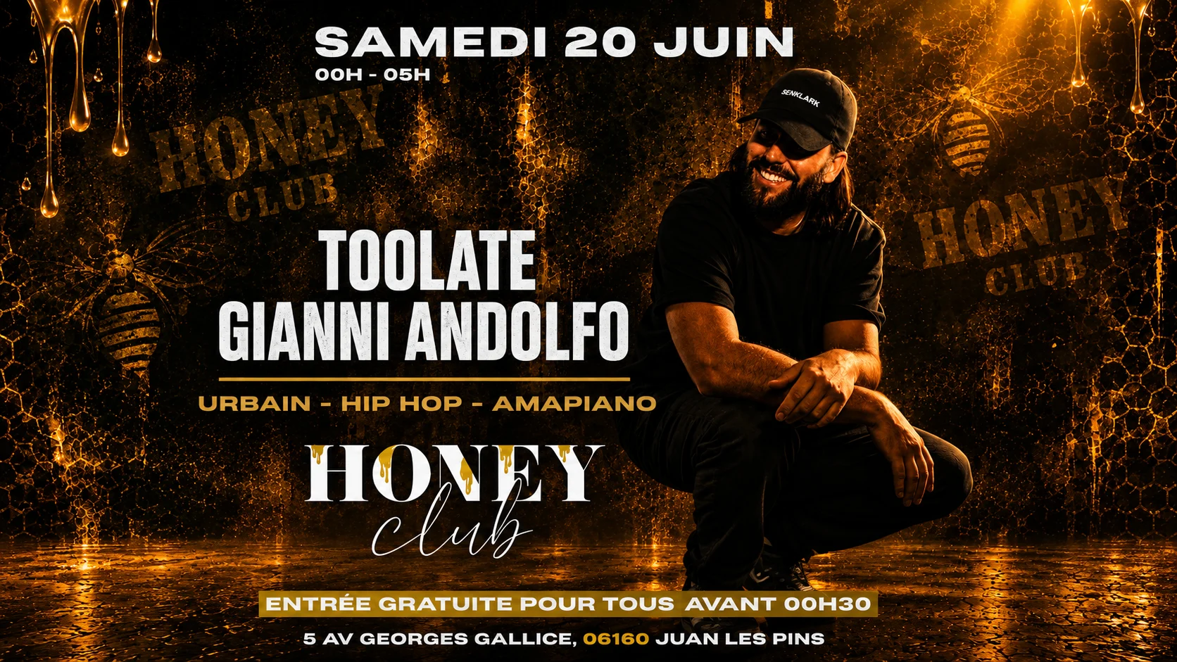 Honey Club : Gianni X Toolate Cover
