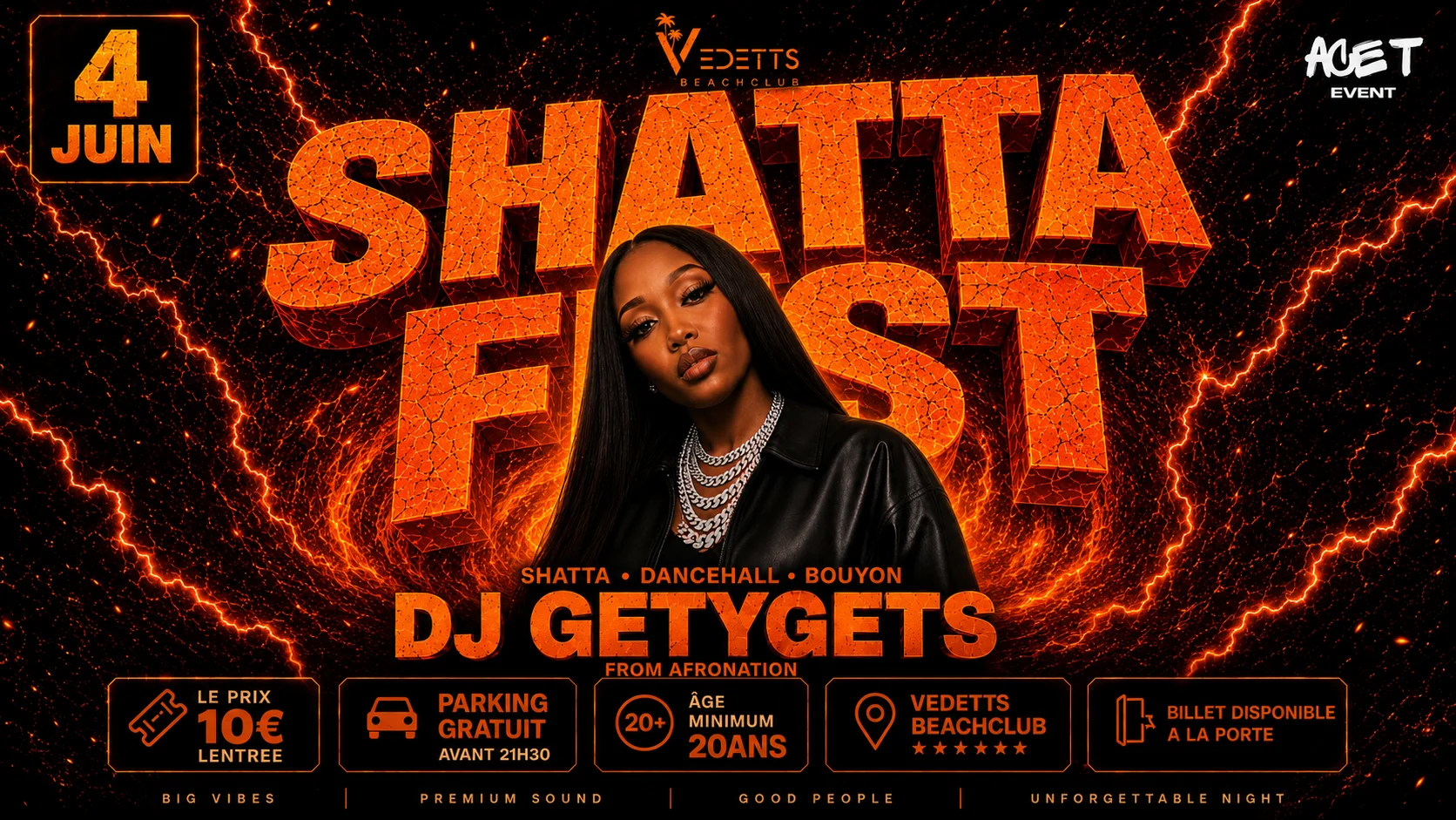 Dj Getygets - Shatta Fest & Vedetts Cover