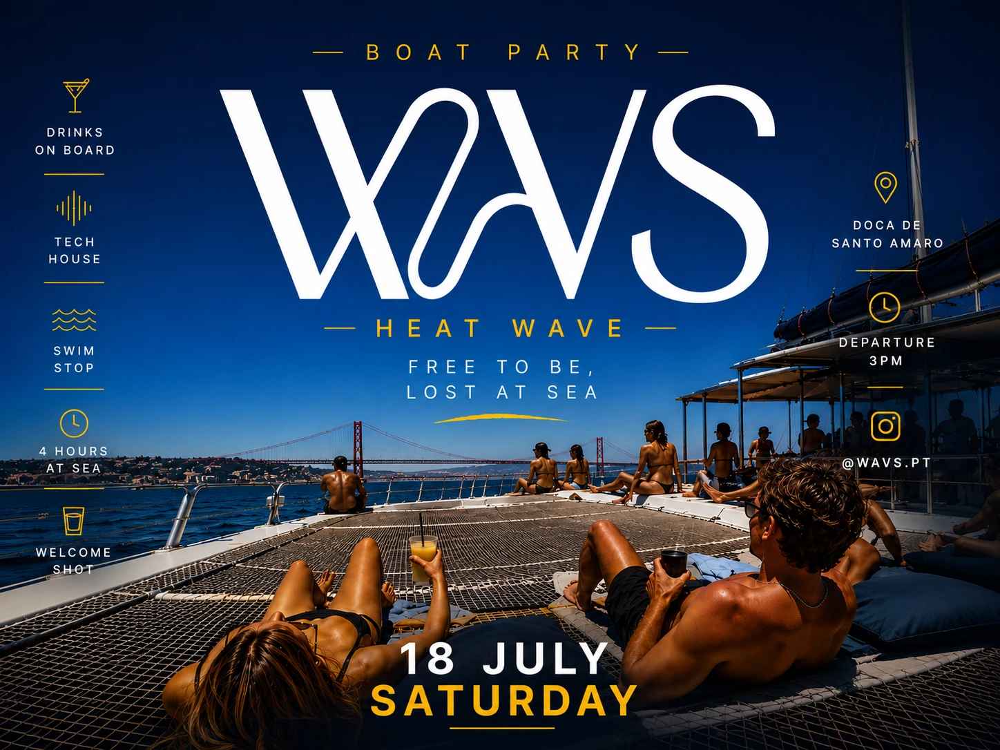 Wavs Boat Party - Heat Wave Cover