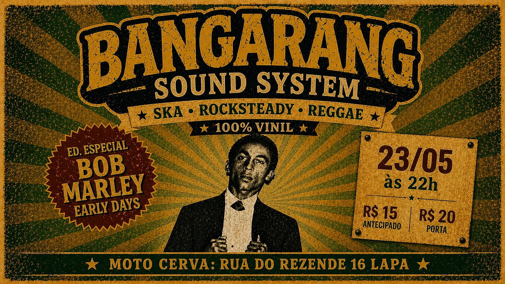 Bangarang Na Lapa - Ed. Bob Marley (Early Days) Cover