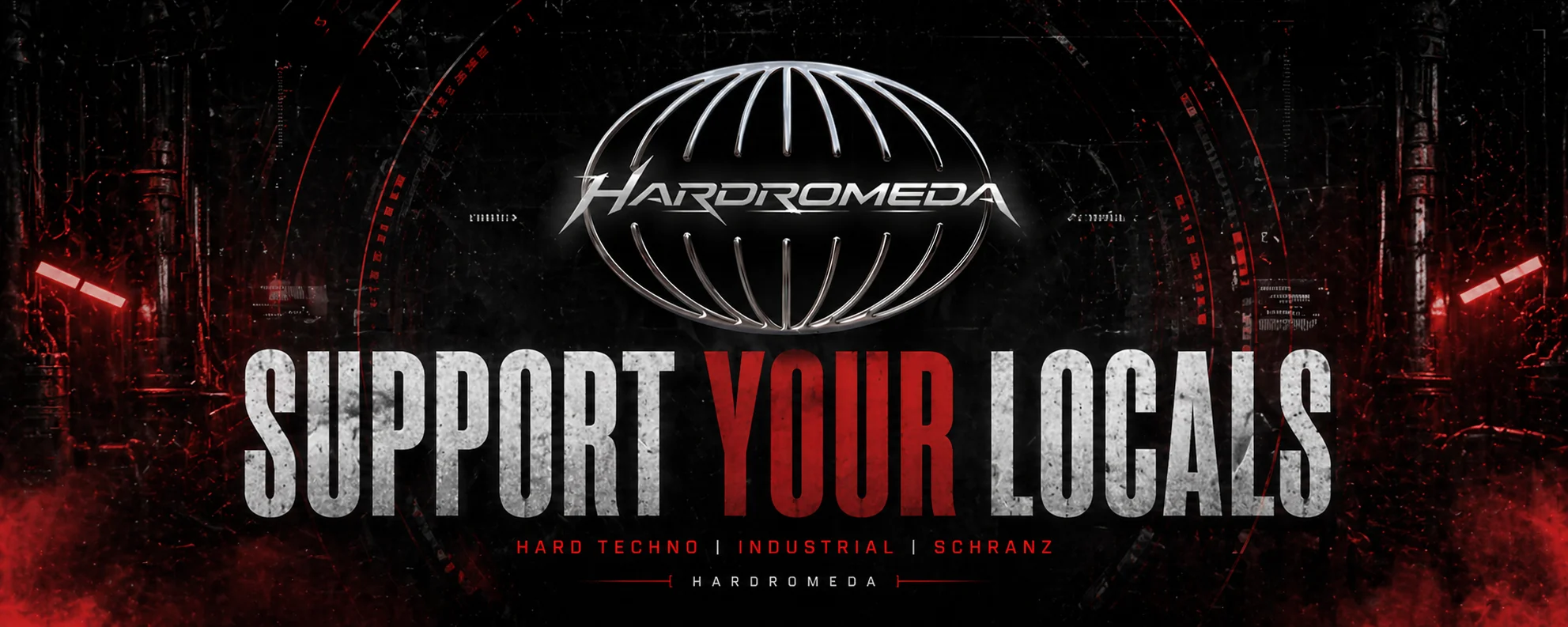 Hardromeda - Support Your Locals Cover