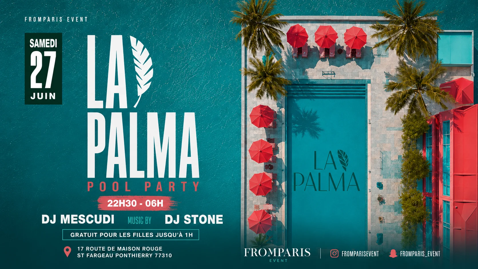 From Paris : Pool Party Edition ! Cover