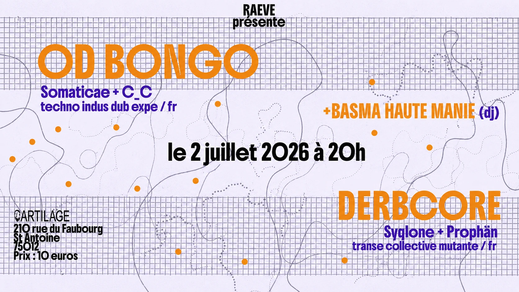 Raeve Présente Od Bongo / Derbcore / Haute Manie Cover