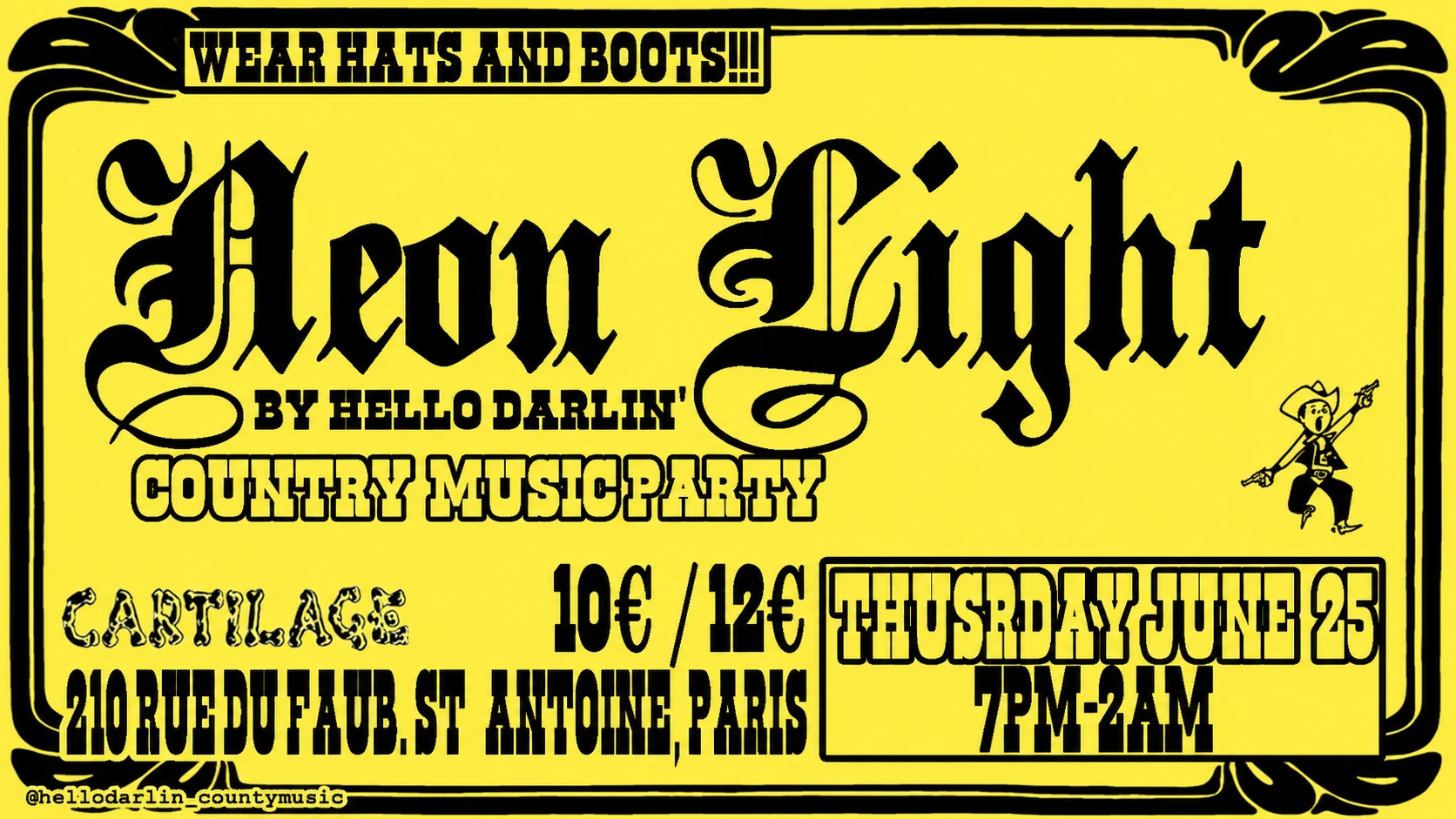 La Neon Light — Fashion Week Country Party Cover