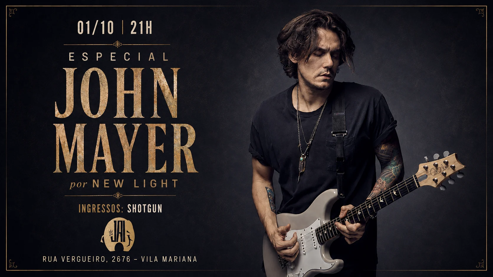 Especial John Mayer Por New Light! Cover