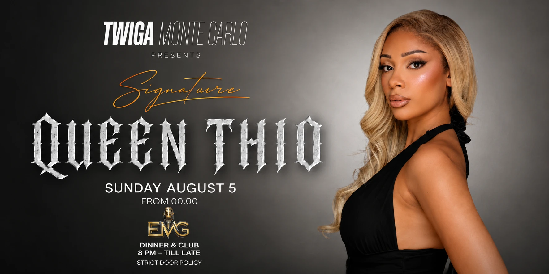 Queen Thio - Twiga Monte Carlo Cover