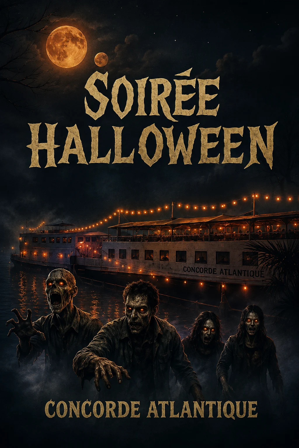 Le Bateau Fantôme D'halloween Cover