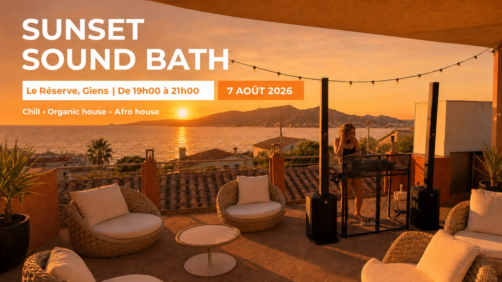 Dj Set Electronic Sound Bath ☀️ Al Zon 🌙 La Réserve Cover