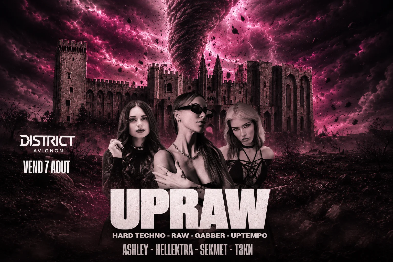 Upraw : Ashley + Hellektra + Sekmet + T3kn Cover