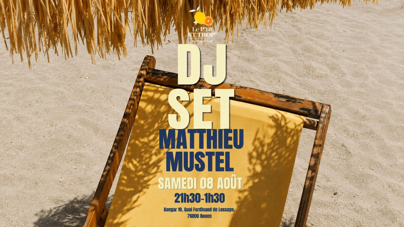 Le P'tit St Trop' : Dj Matthieu Mustel Cover