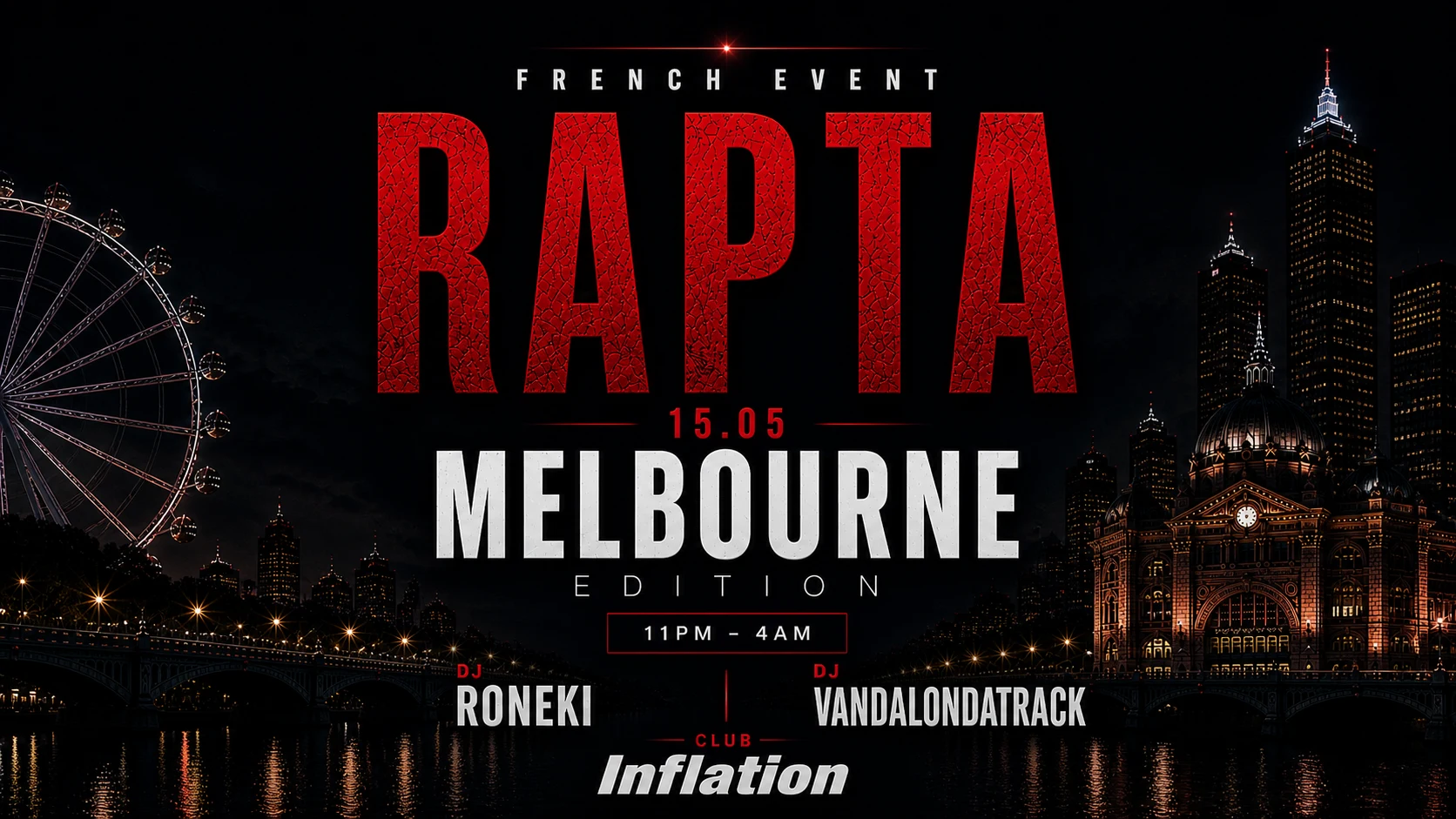 French Party Melbourne 15/05 Cover