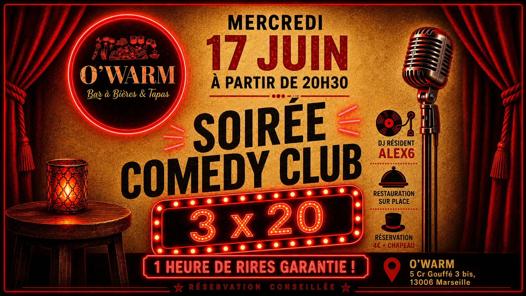 Stand Up O'warm Marseille Cover