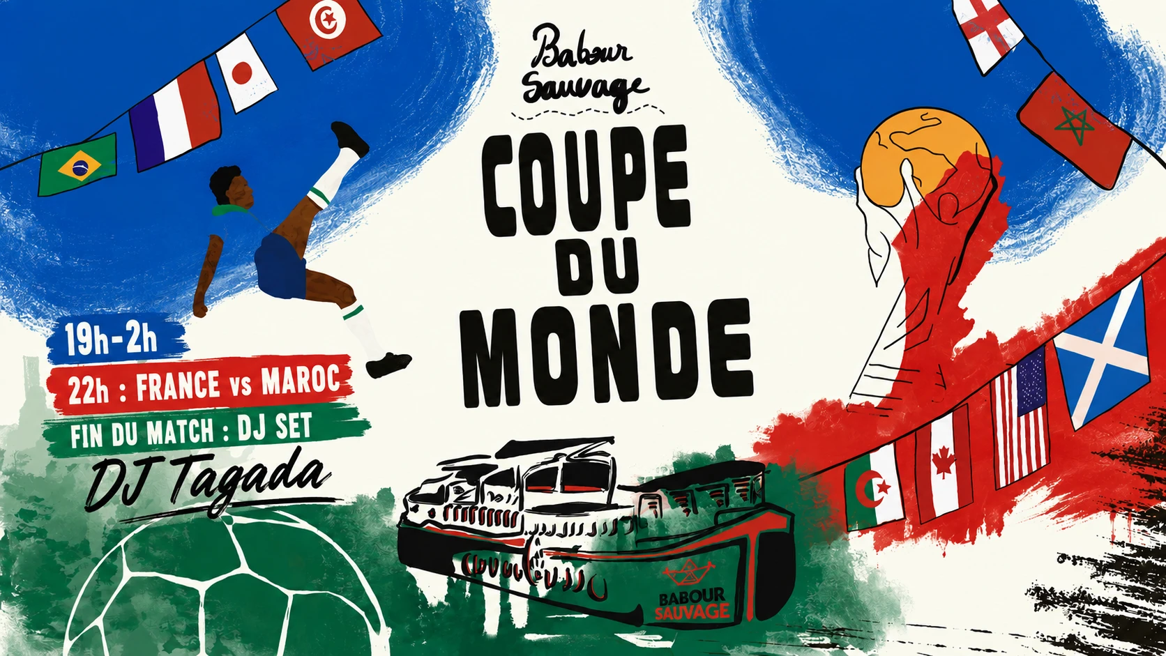 Diffusion Du Match France-Maroc & Dj Tagada Cover