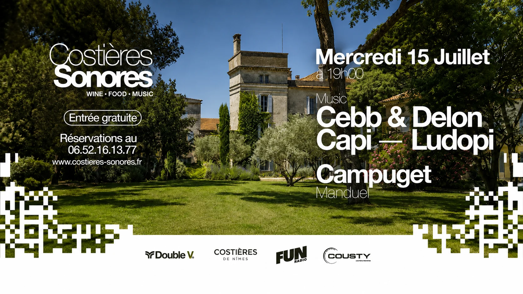 Costières Sonores Château De Campuget Cover